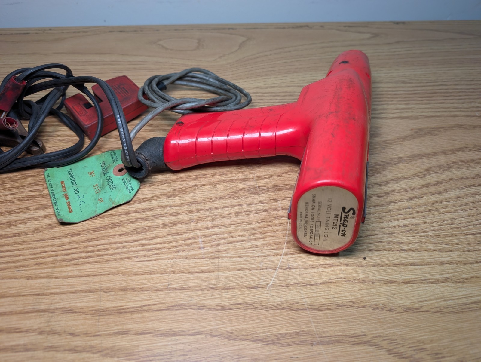 Vintage Snap On MT212 Timing Light - FOR PARTS - USED