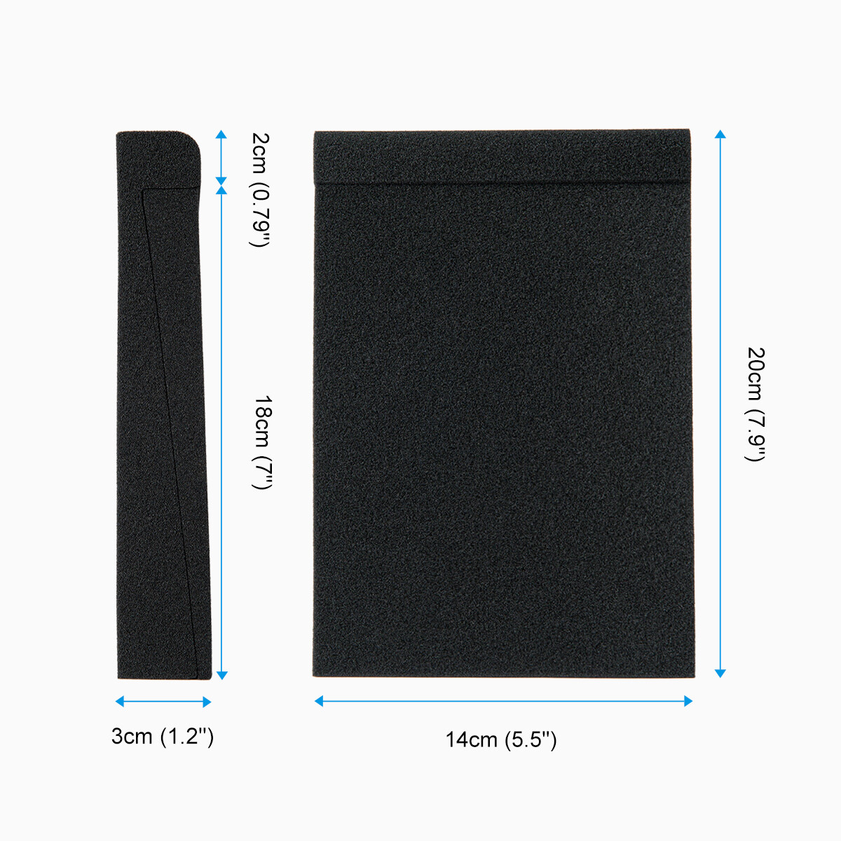 SS5 Studio Monitor Isolation Pads Pair Acoustic Tabletop Desktop Speaker Stands