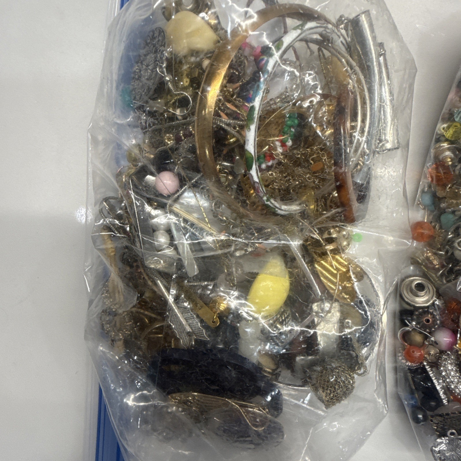 1 lb Mixed Jewelry Lot Wear Resell Craft Vintage Modern Costume Random Bag