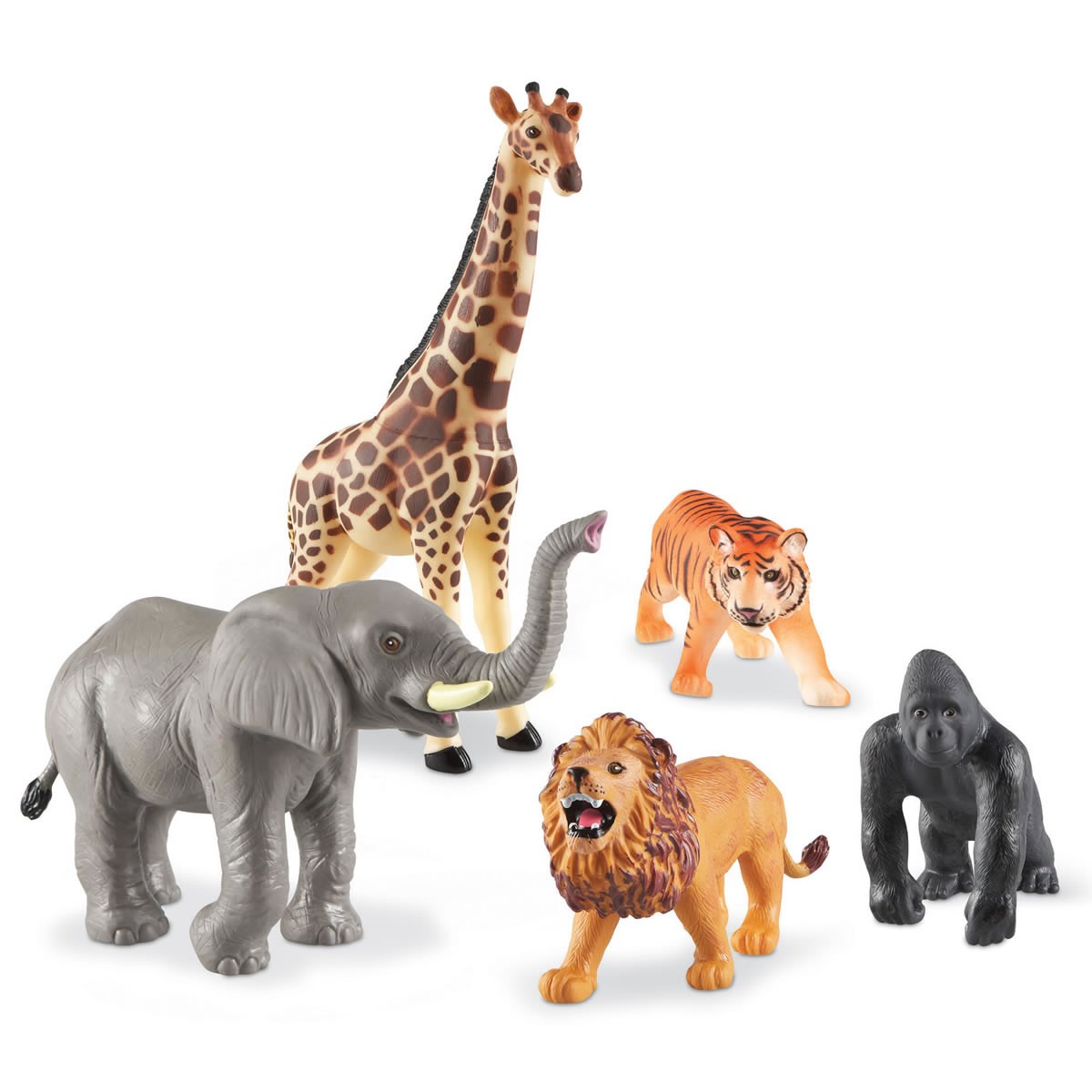 Learning Resources Jumbo Jungle Animals - set of 5