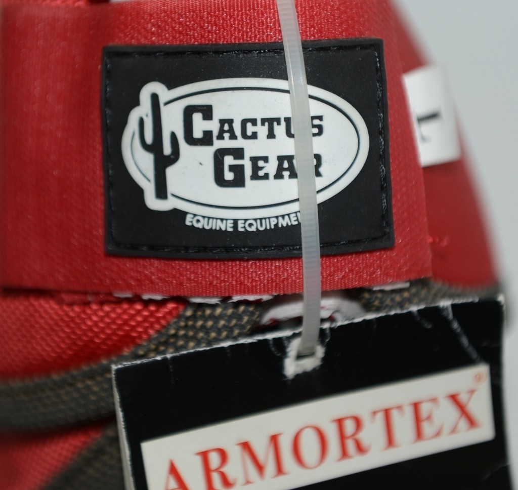 Cactus Gear ARMORTEX Large Red Axiom No Turn Bell Boots Horse 1 pair