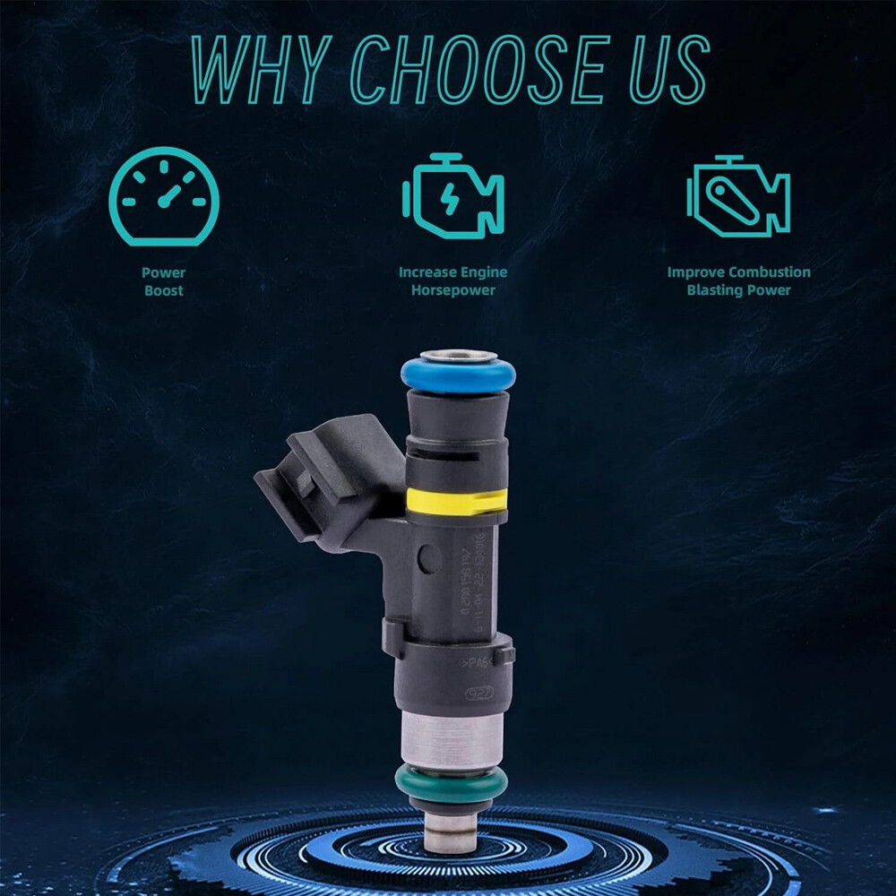 For 2011-2014 Polaris Ranger 800 XP 800 Crew 800 2pcs Fuel Injectors w/ Harness