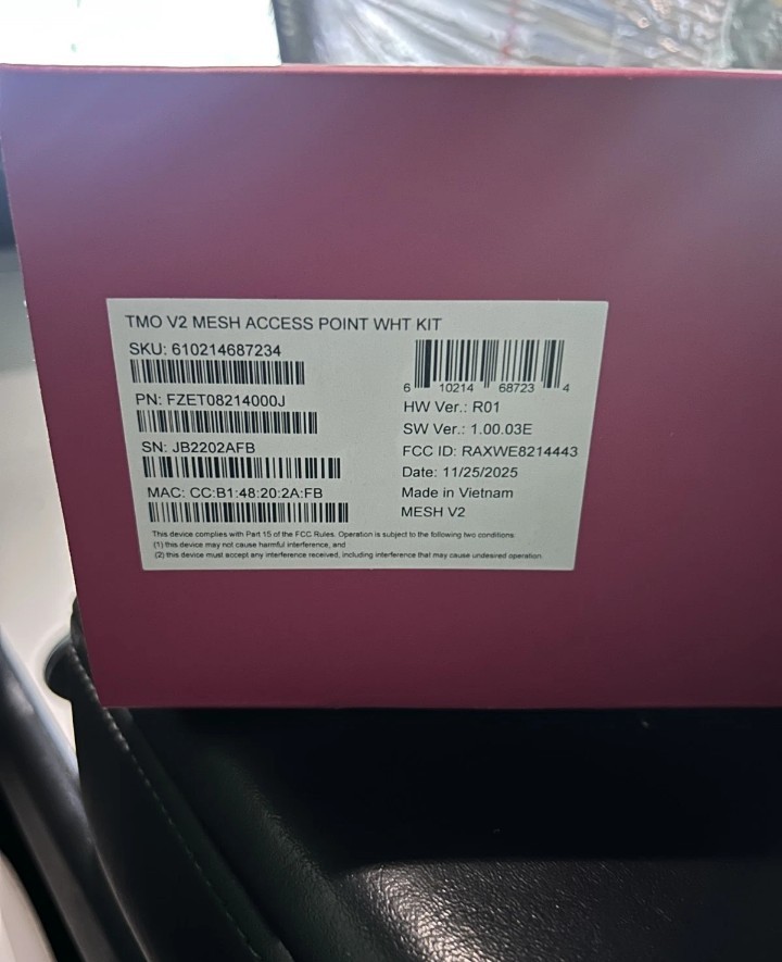 T-mobile Internet Wi-Fi Mesh Access Point V2