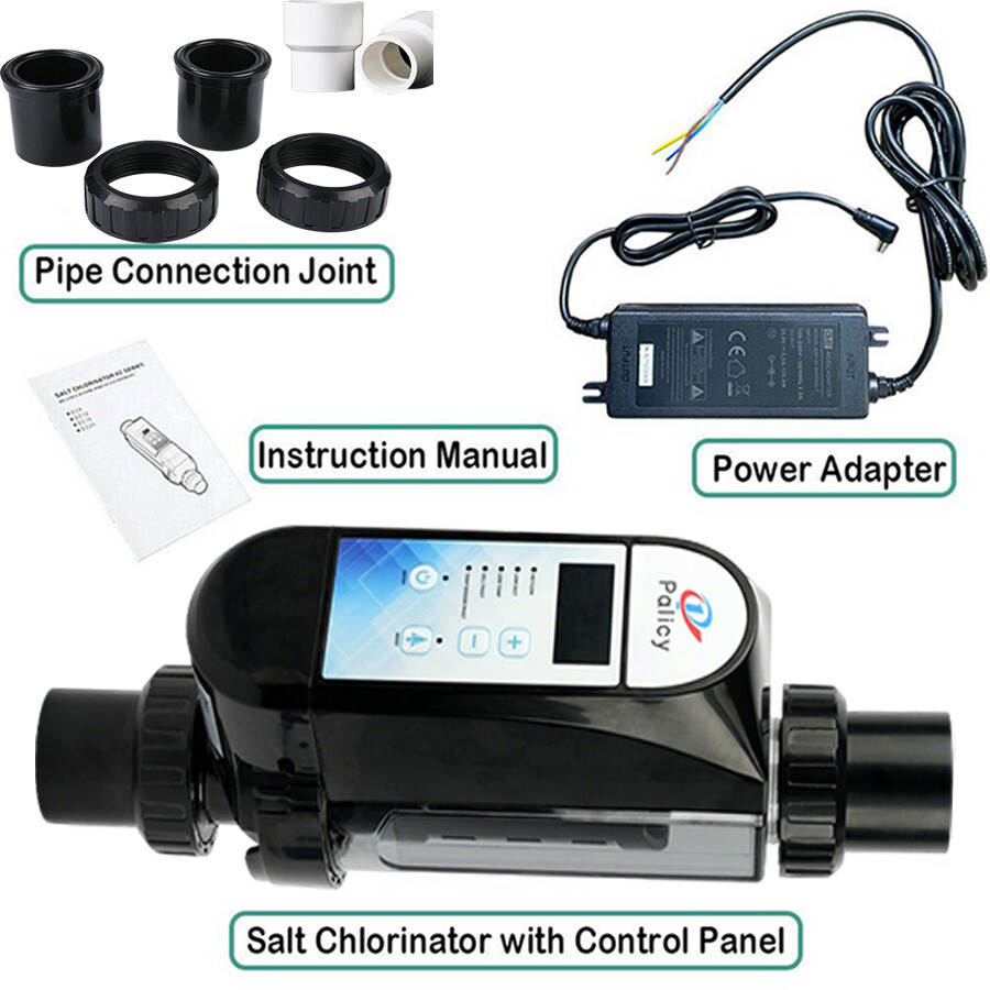 Complete Salt Water Pool Chlorine Generator System for 26000 Gallon Chlorinator