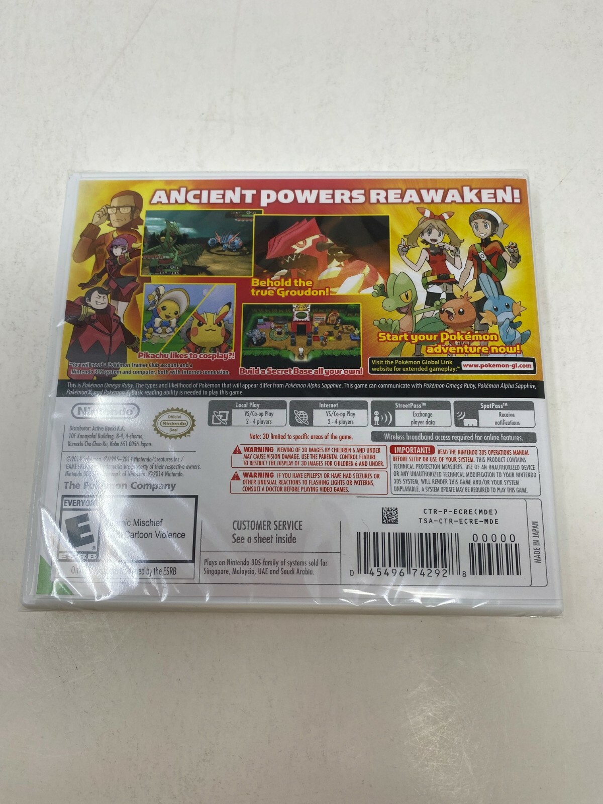 Pokemon Omega Ruby Nintendo 3DS Game Brand New & Factory Sealed!