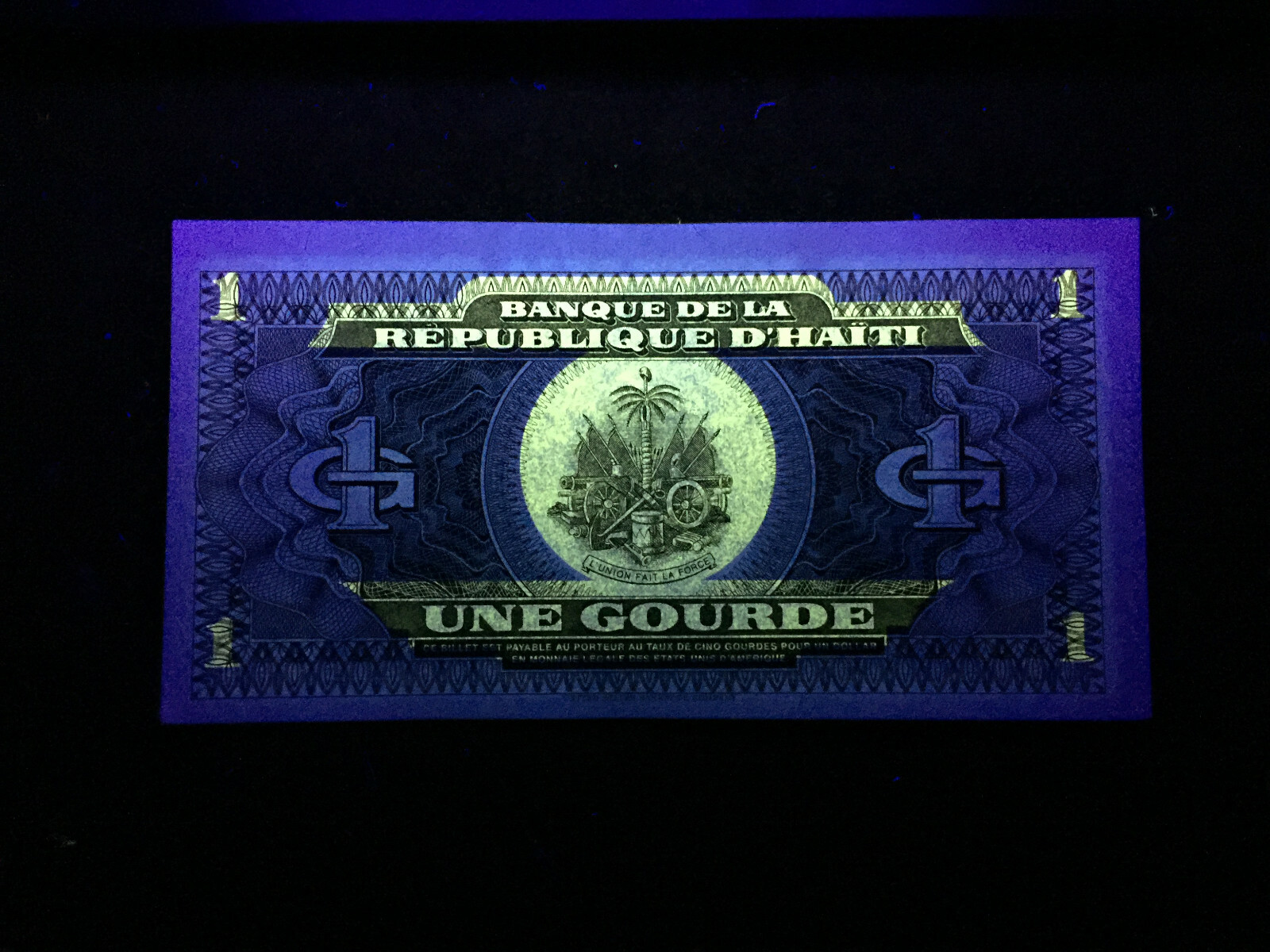 Haiti 1 Gourde Banknote World Paper Money UNC Currency Bill Note