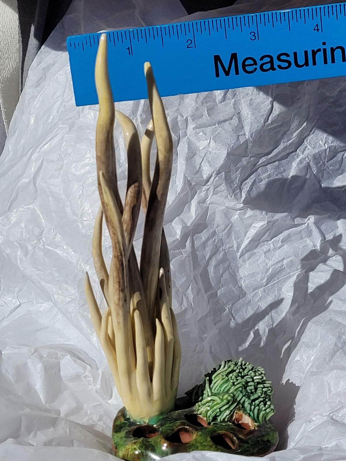 Rare Vintage Early Lorenzen Lantz Nova Scotia Clay Mushroom Clavaria Fumosa ’