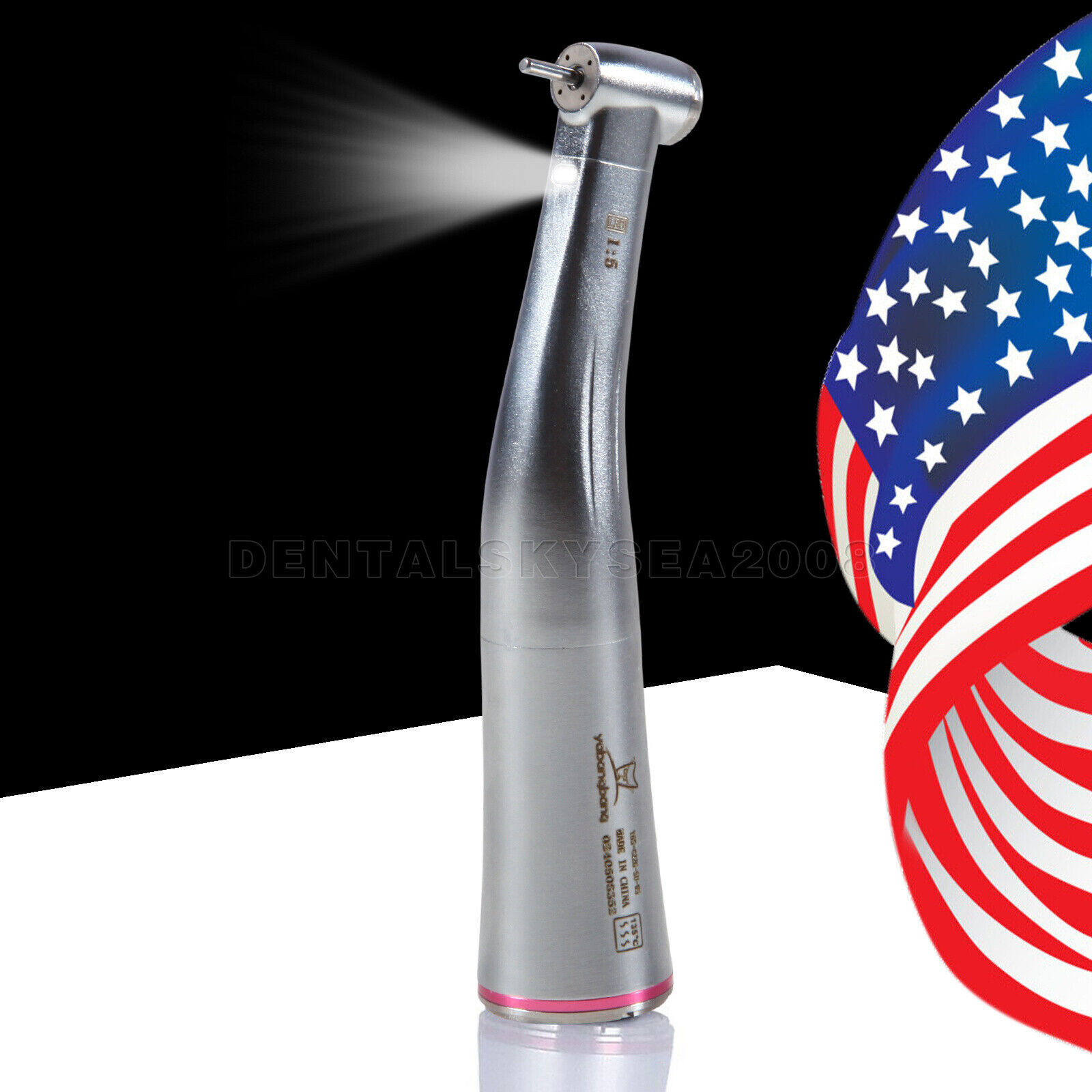 Dental 1:5 LED Fiber Optic Contra Angle Handpiece Fit For NSK Ti-MAX X95L