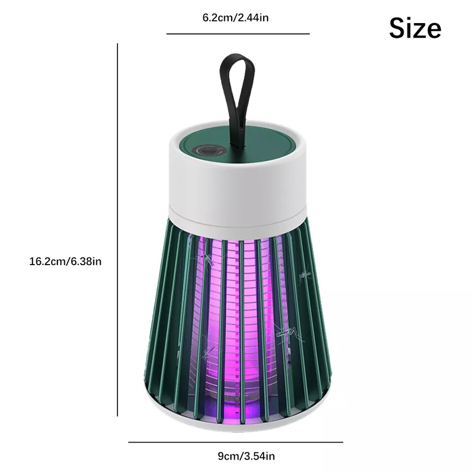 Electric Mosquito Insect Killer LED Light Fly Bug Zapper Trap Pest Control Lamp