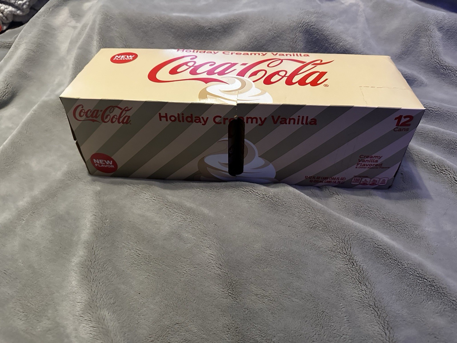 Coca-Cola® Holiday Creamy Vanilla Soda 12pack Cans Limited Edition