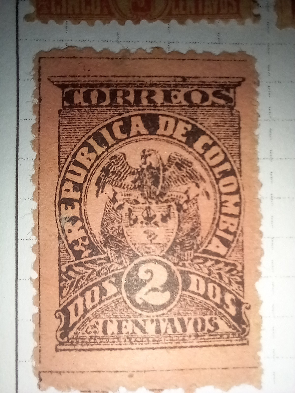 Colombia 1859-1919 Early Used Stamps Page Bolivar Officials Revenues