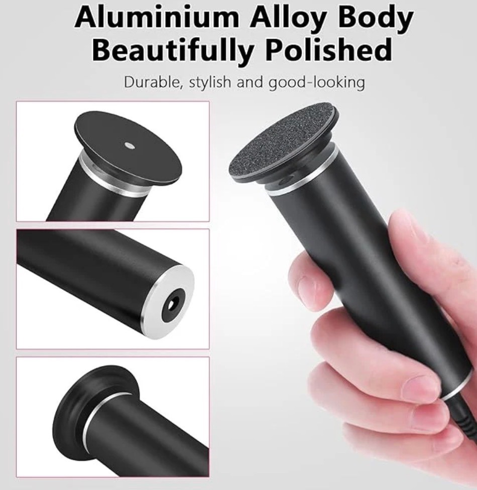 Professional Electric Callus Remover Pedicure Foot File w/ 60 Sanding Discs