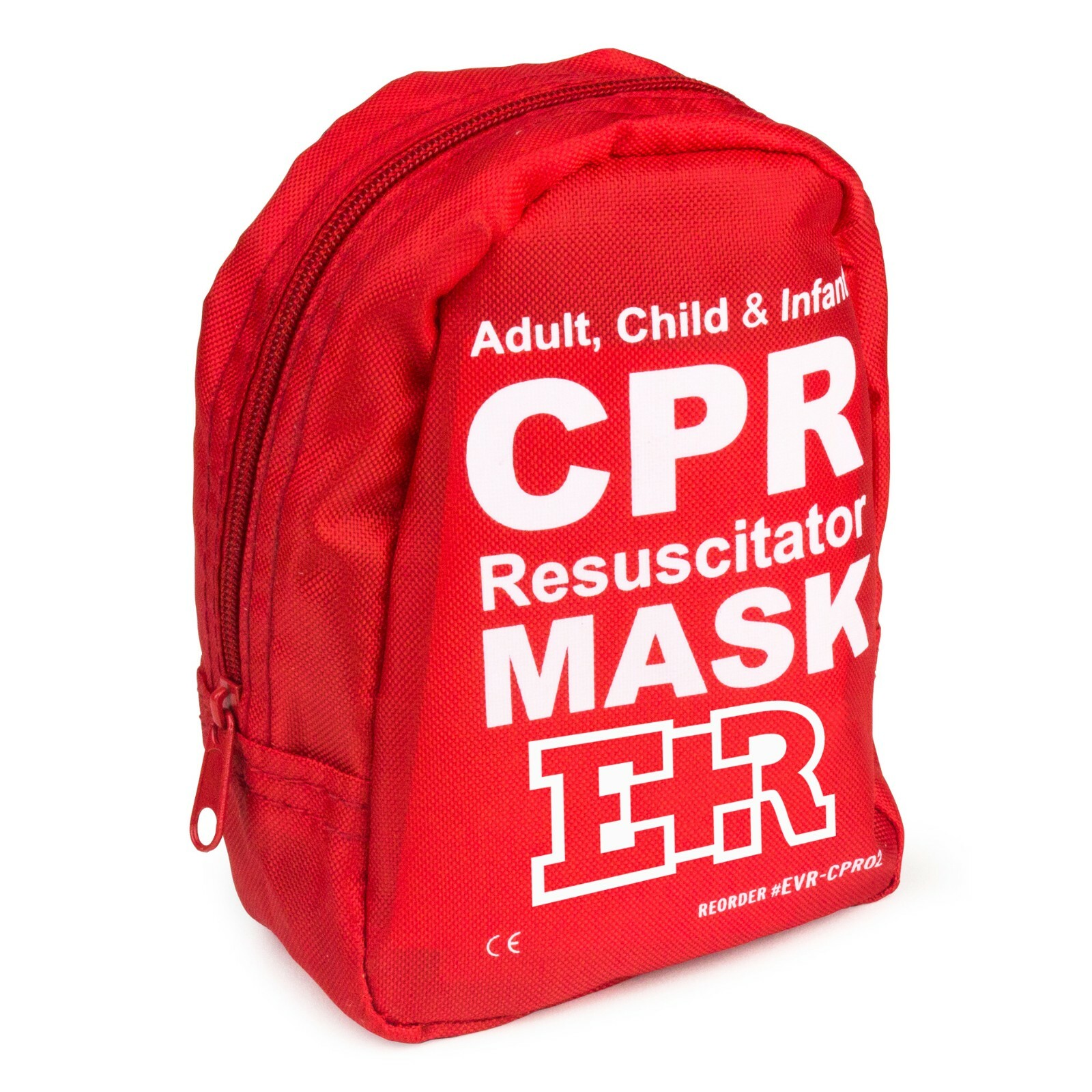 Ever Ready First Aid Adult and Infant CPR Mask Combo Kit with 2 Valves
