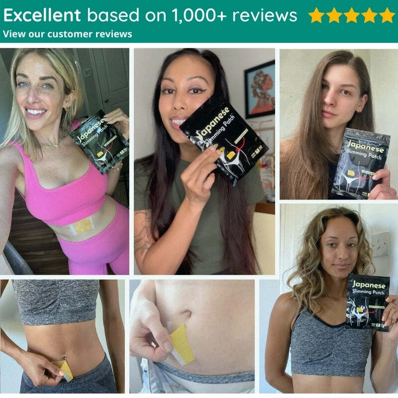 50PCS Slim Patch Weight Loss Slimming Diets Pads Detox Fat Burner Herbal Pads US