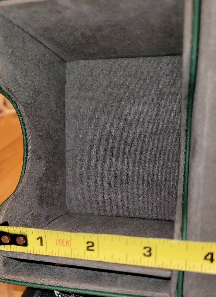 MTG Commander Deck Card Box Display Window Dice Drawer 100+ Double Sleeved Green