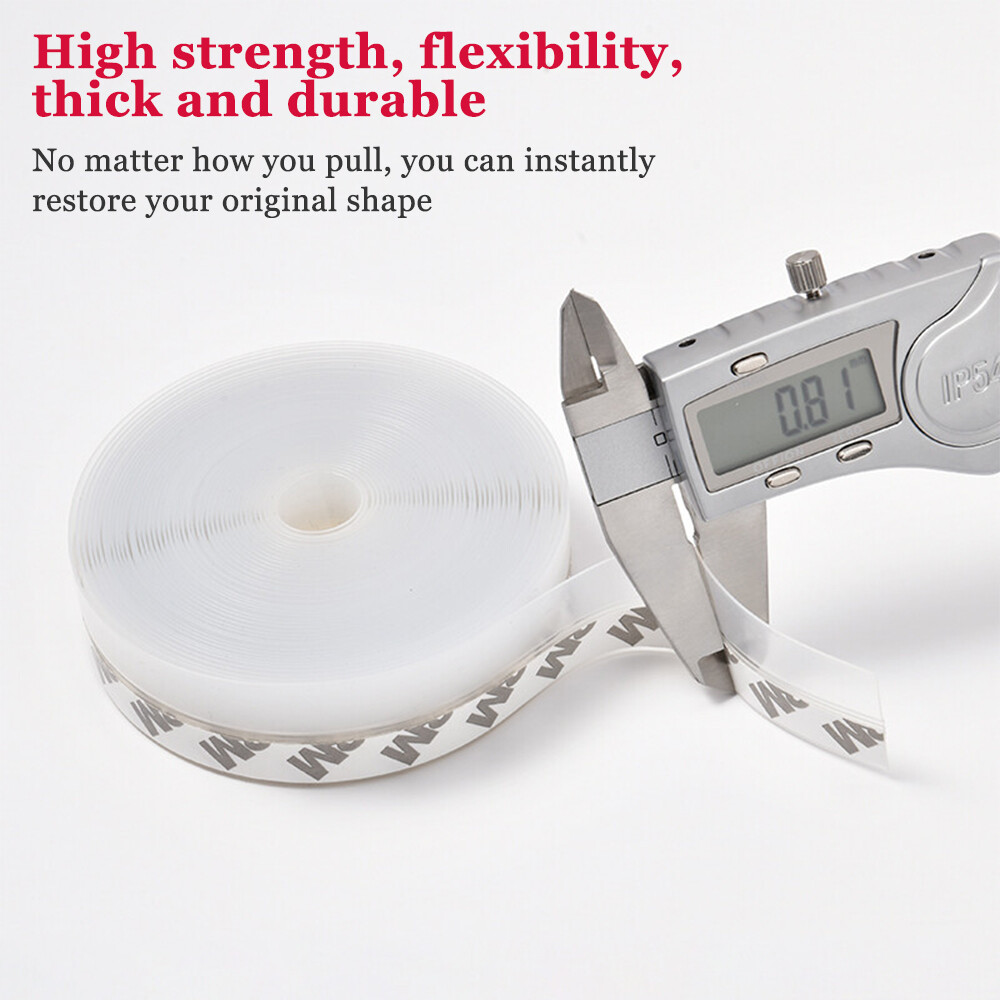 16.4Ft Silicone Seal Strip Door Weather Stripping Sealing Tape for Draft Stopper