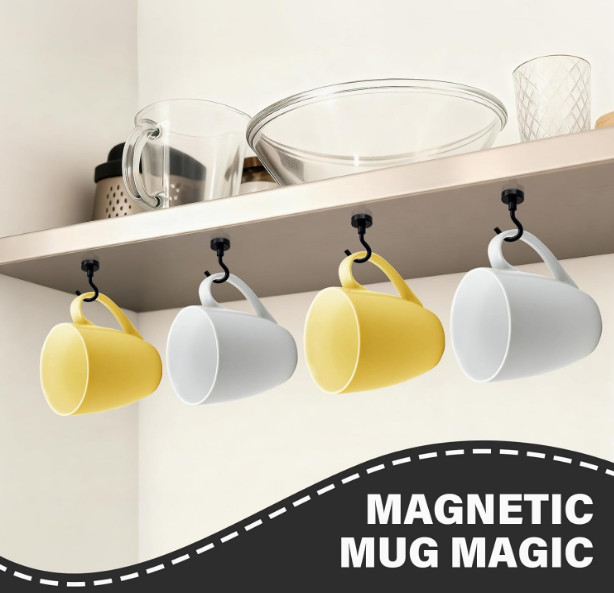 magnetic hooks heavy duty 100lb 50 lbs 25lb 170 lb Extra strong large Black N52