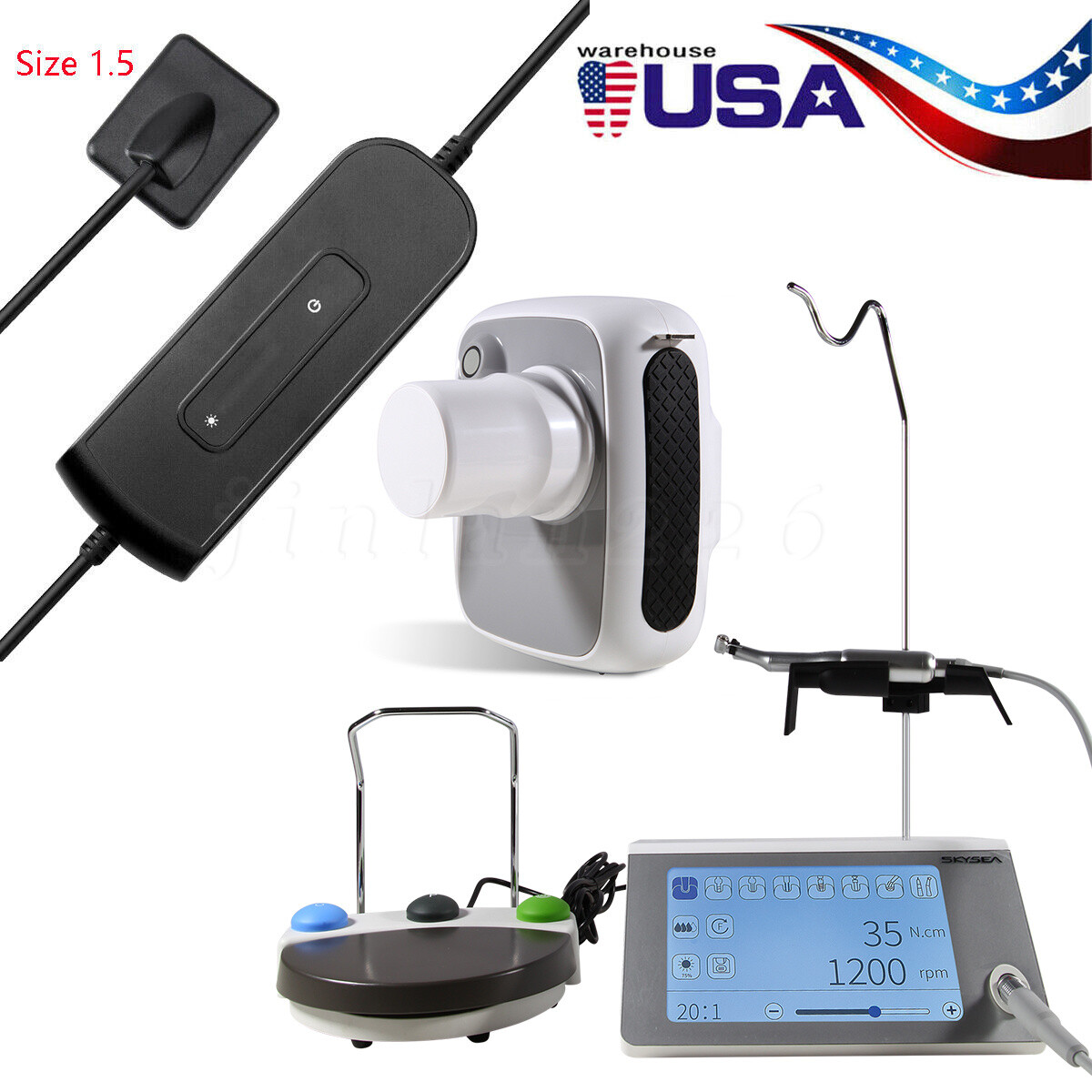 Dental LED Surgical Brushless Implant Motor / X Ray Machine/ X-Ray Sensor Holder