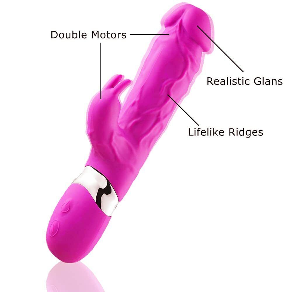 Multispeed-Vibrator-G-Spot-Dildo-Rabbit-Female-Adult-Sex-Toy-Waterproof Massager