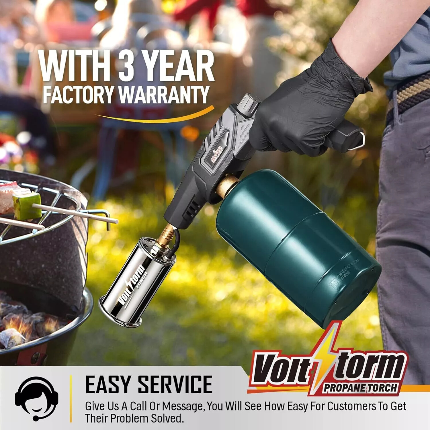 Culinary Propane Torch Kitchen Cooking Grill Gun For Ignite Cooking Barbecue USA