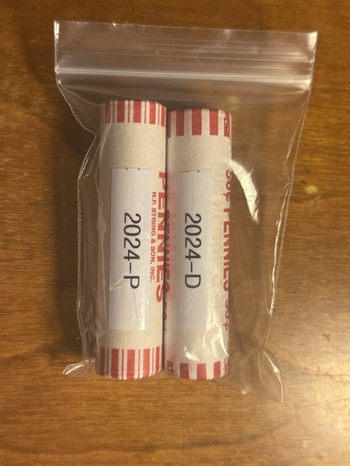 2024-P&D Lincoln Shield Cent Rolls(2)FREE 2025-P&D 2x2 w/Purchase! Vol. Disc’s!