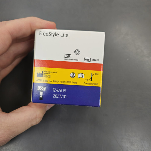 FreeStyles Lites Blood Glucose Diabetic Test Strips 100ct 01-2027 In Stock