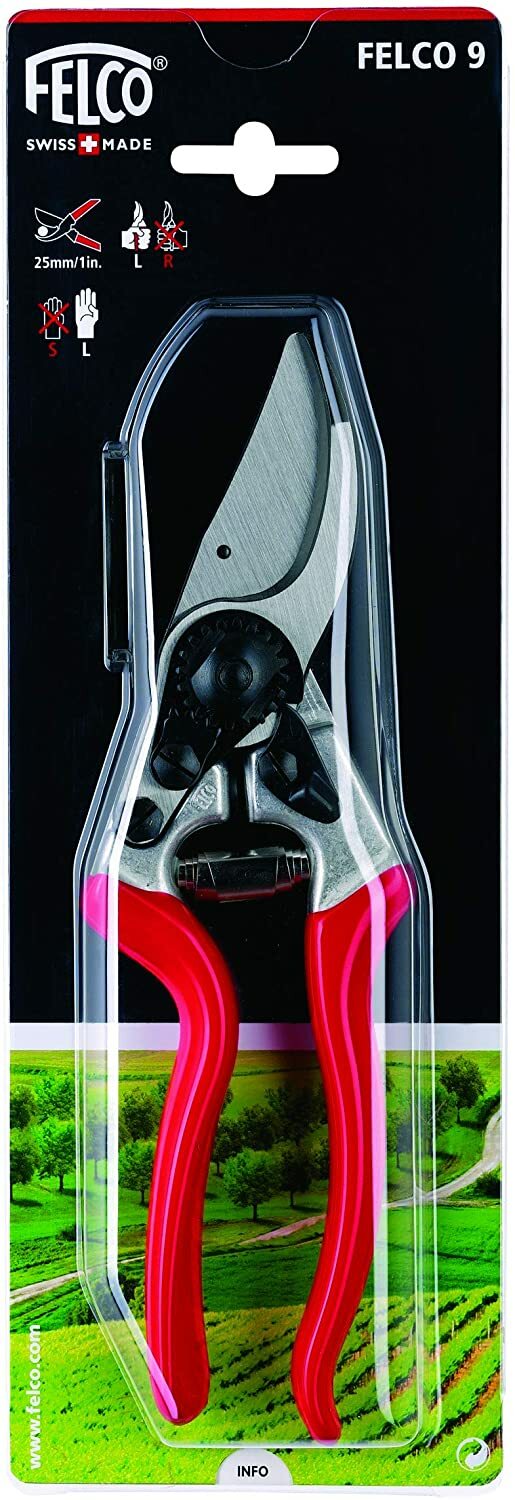 Felco F9 - High Performance Swiss Made Left-Handed Garden Pruners
