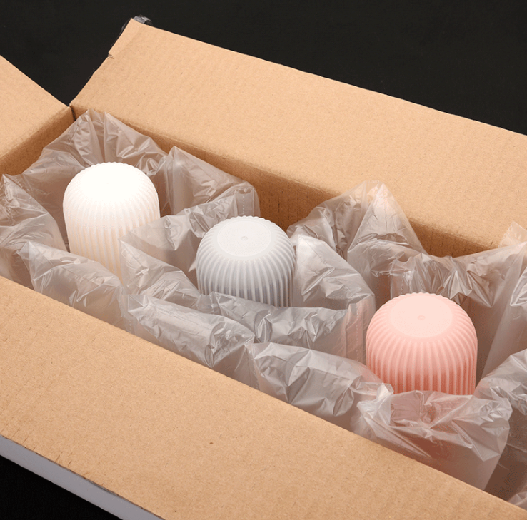 VIECAM Air Pillow Film Bubble Cusion Roll for Packaging 3000pc 984ft x 4" x 8"