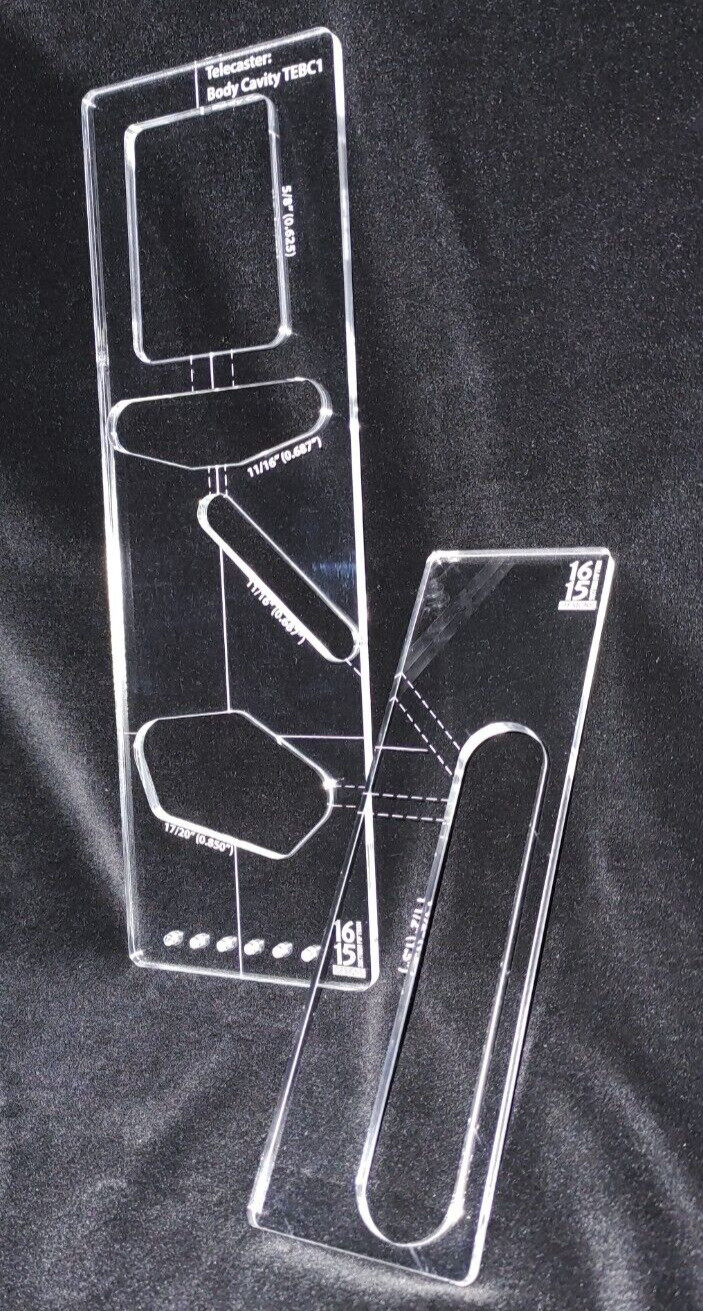 Acrylic Telecaster Routing Template - 1615 Designs