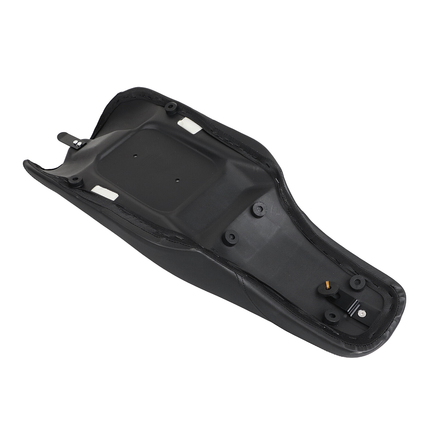 Black Driver Passenger Extended Two-Up Seat For Harley Road King FLHR 1997-2007