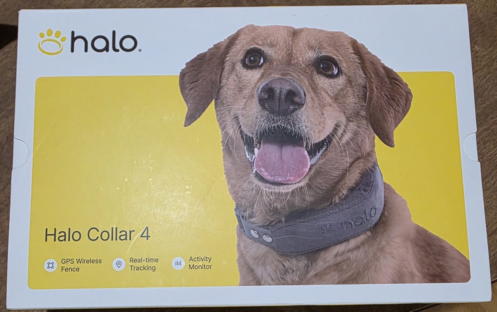 Halo Collar 4 GPS Wireless Dog Collar Monitoring Real Time - Sunburst Color NiB