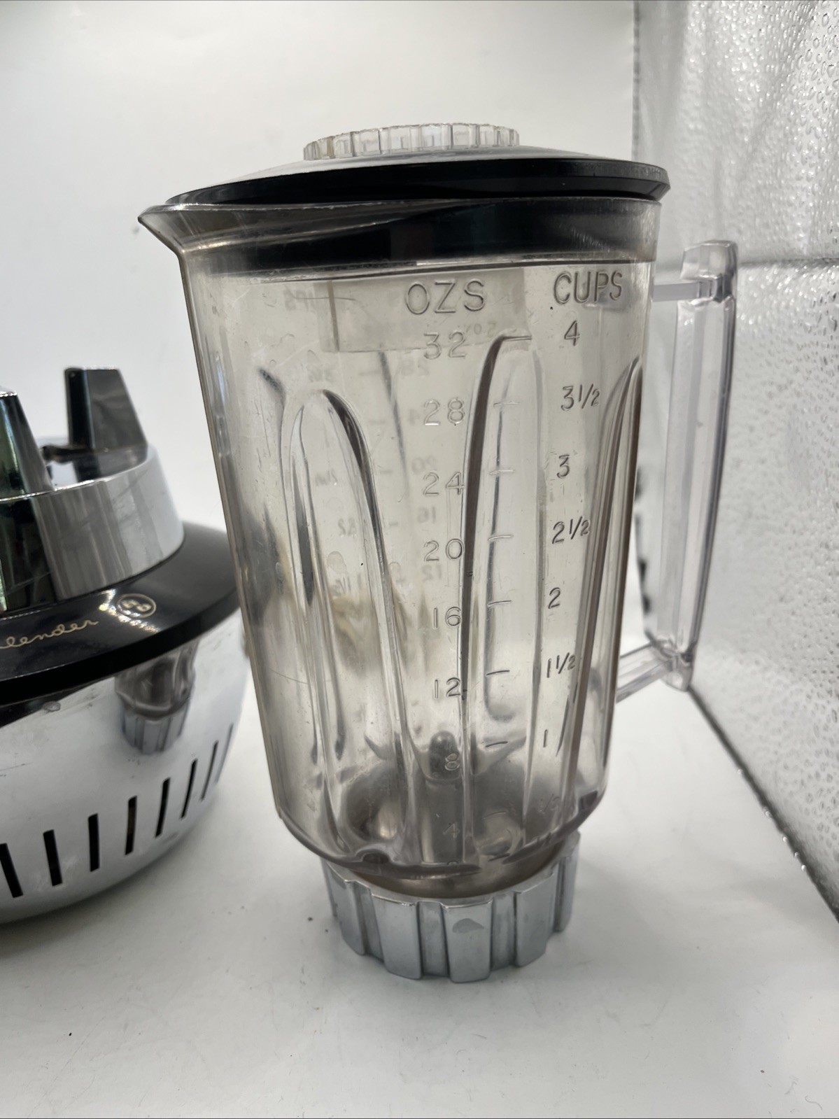 Vintage Hamilton Beach Model 215 Chrome 2 Speed Blender &Milk Shake MADE IN USA