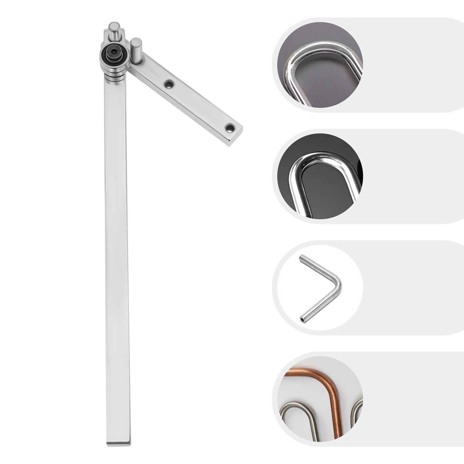 Mini Universal Metal Bender Bending Tool Manual Flat Bar Rod Bender 8mm USA