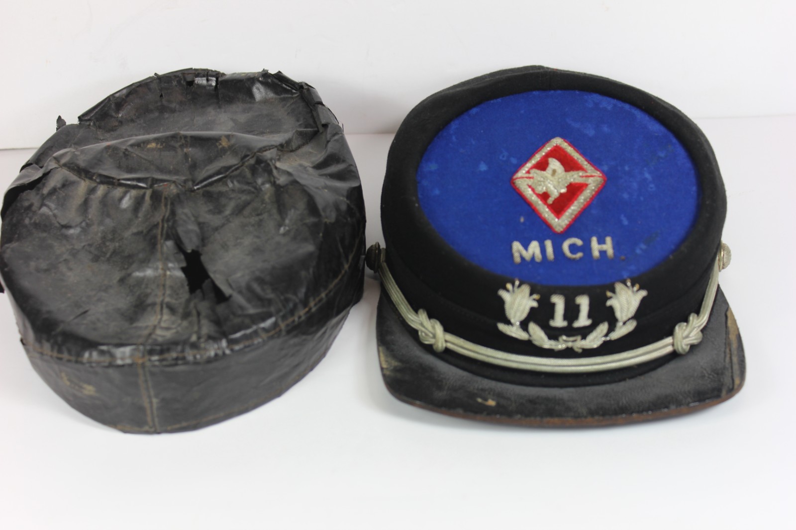Authentic Civil War Veterans Union Kepi Cap 11th Michigan Knights of Pythias
