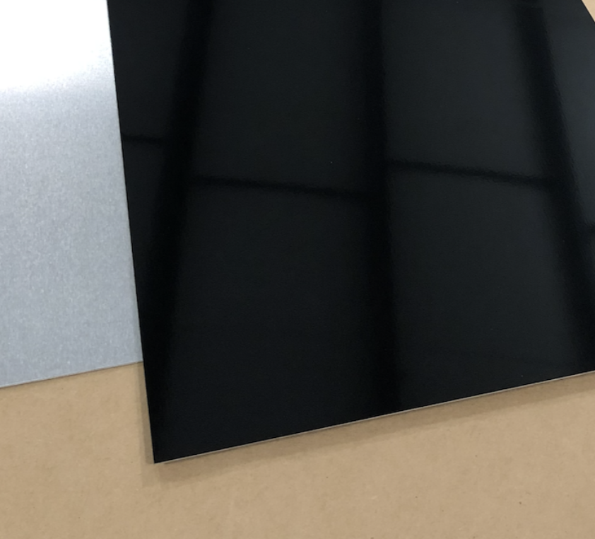 .050" Black Painted Aluminum Sheet Plate (1.25mm) - VARIOUS SIZES
