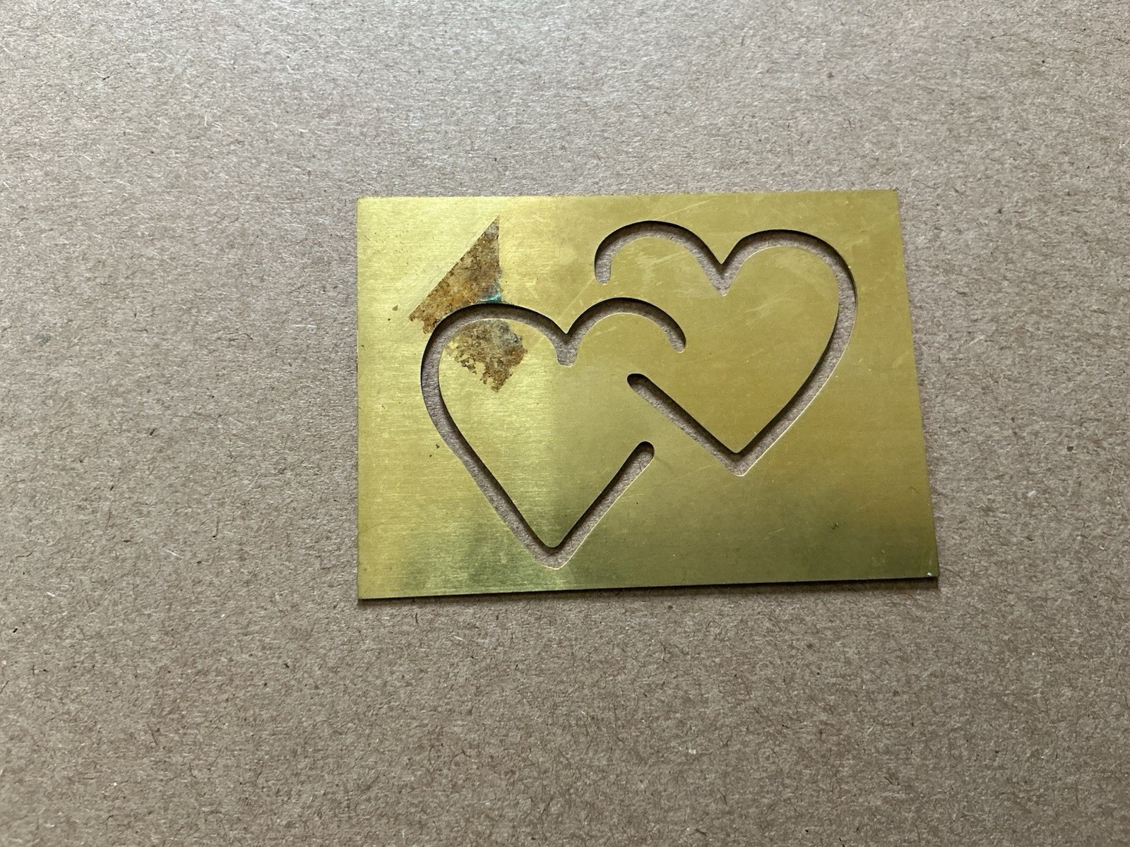 Vintage Scrapbook Light Box 8 Brass Stencils Tool-Wedding Baby Alphabet & More