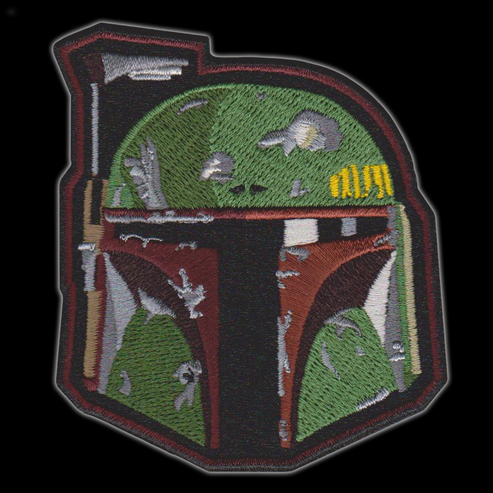 Star Wars "Buckets" Series MANDALORE helmet embroidered patches Boba Fett Mando