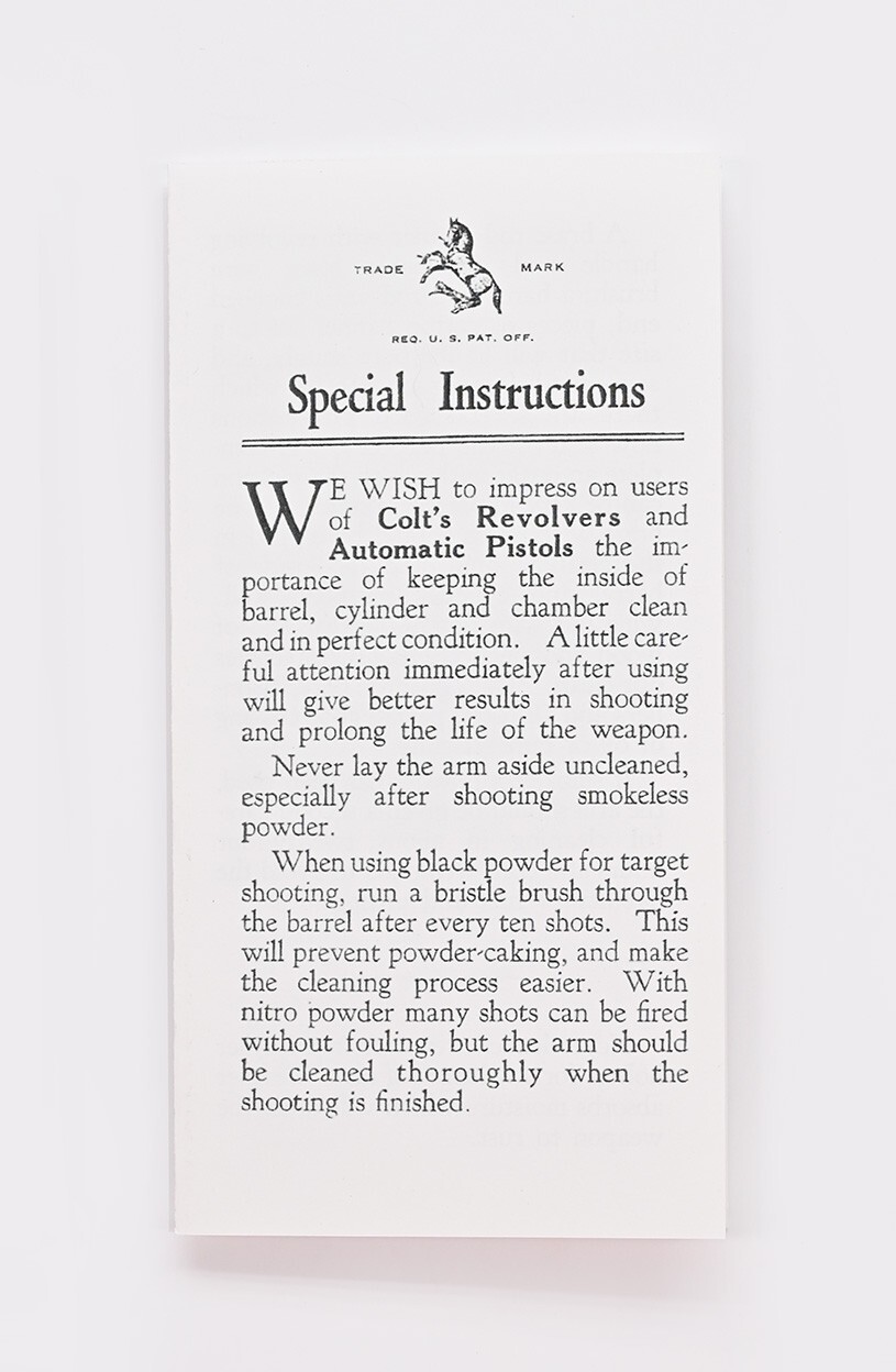 Colt Viper 4 Inch 1977-78 Box And Paperwork Package. Brand New