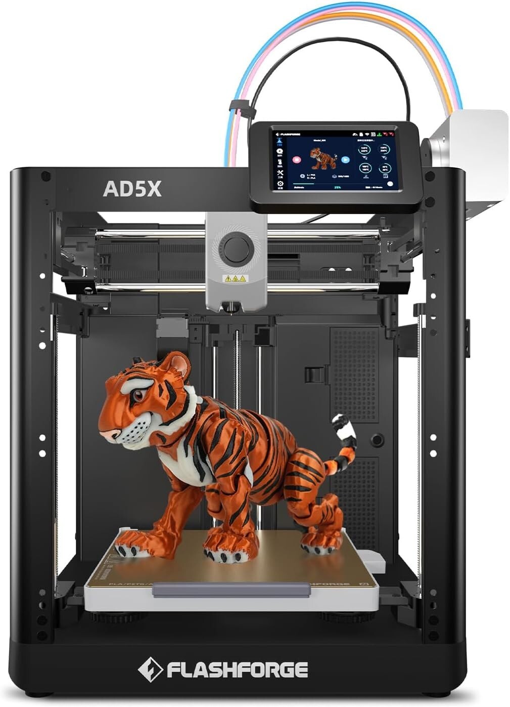 FLASHFORGE AD5X Multi-Color 3D Printer Max 600mm/s Print Auto Leveling Core XY