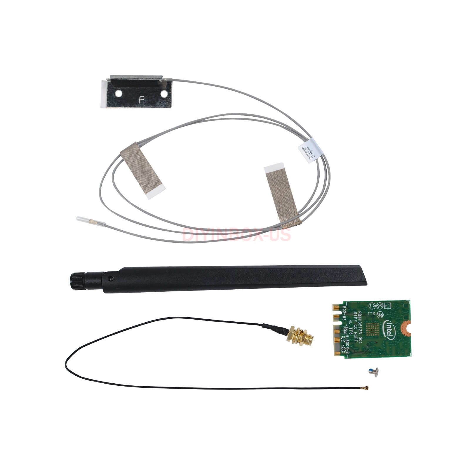 WiFi Antenna Cable + Card For DELL OptiPlex 3040 3050 3070 7040 7050 7060 7070