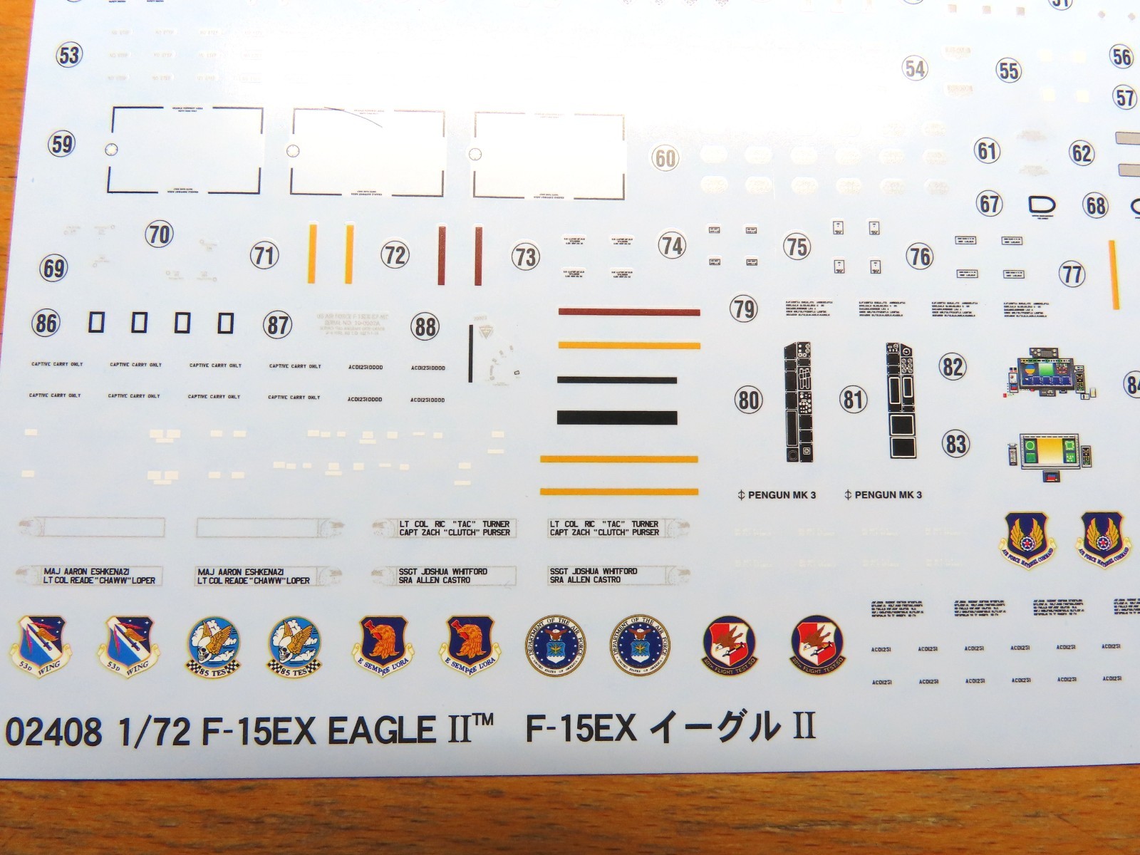 Hasegawa 1/72 F-15EX EAGLE II (02408)