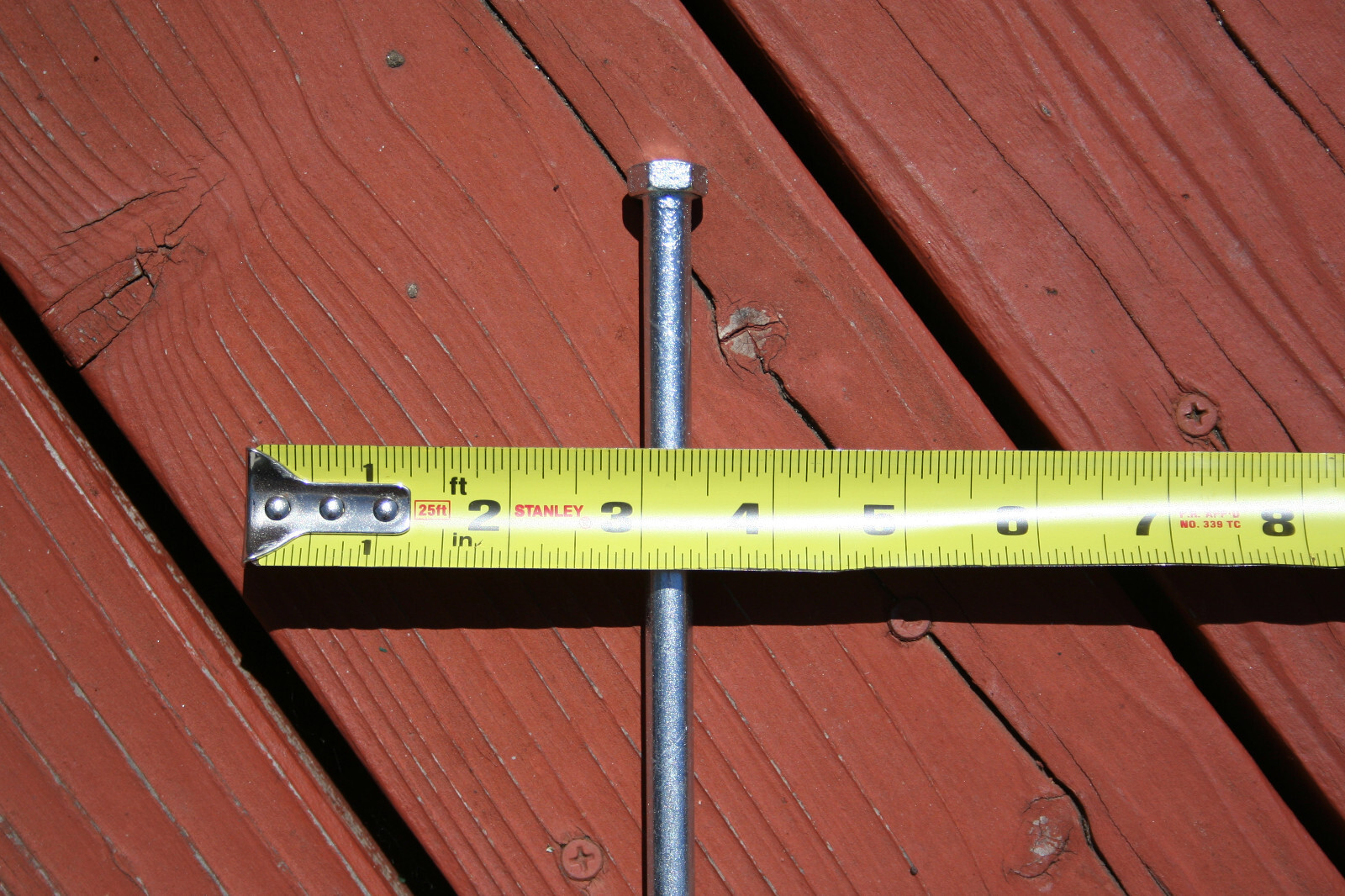 12 pc Lag Screws 3/8 x 14 Tent Stakes Festival Kit With Chain Links Burningman