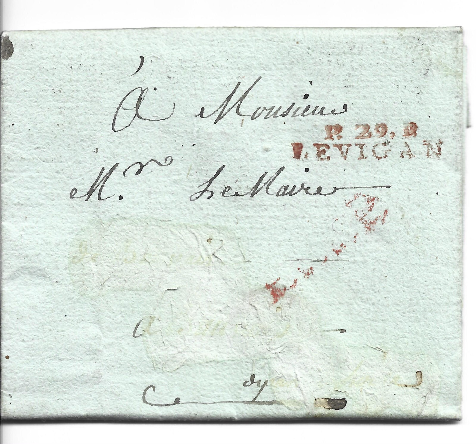 ITALY 1808 DEP DE LUGANO STAMP LETTER 401(ZZ189)