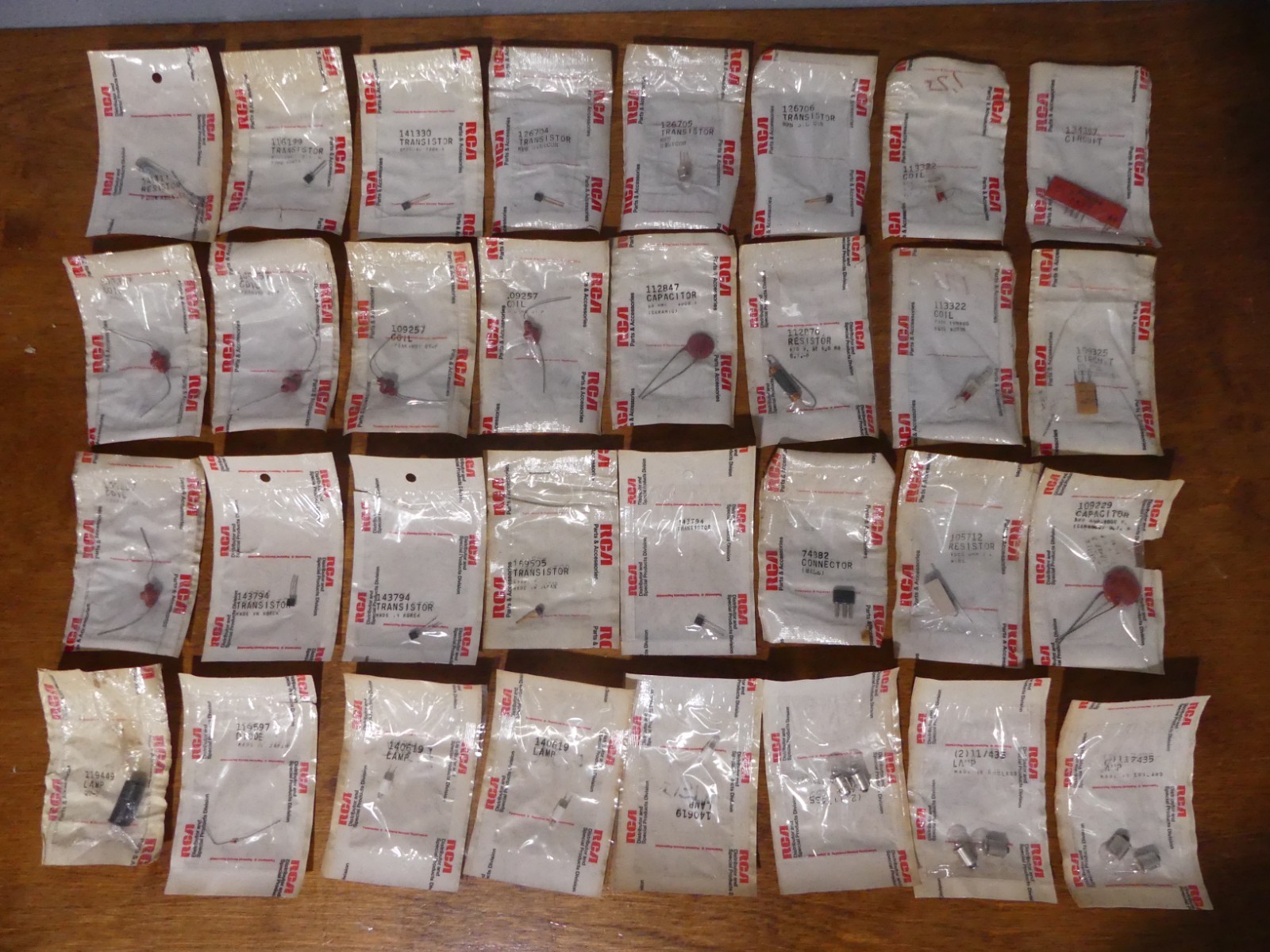 Huge RCA TV Stereo Radio Repair Capacitor Transistor Thermistor NOS Store Lot