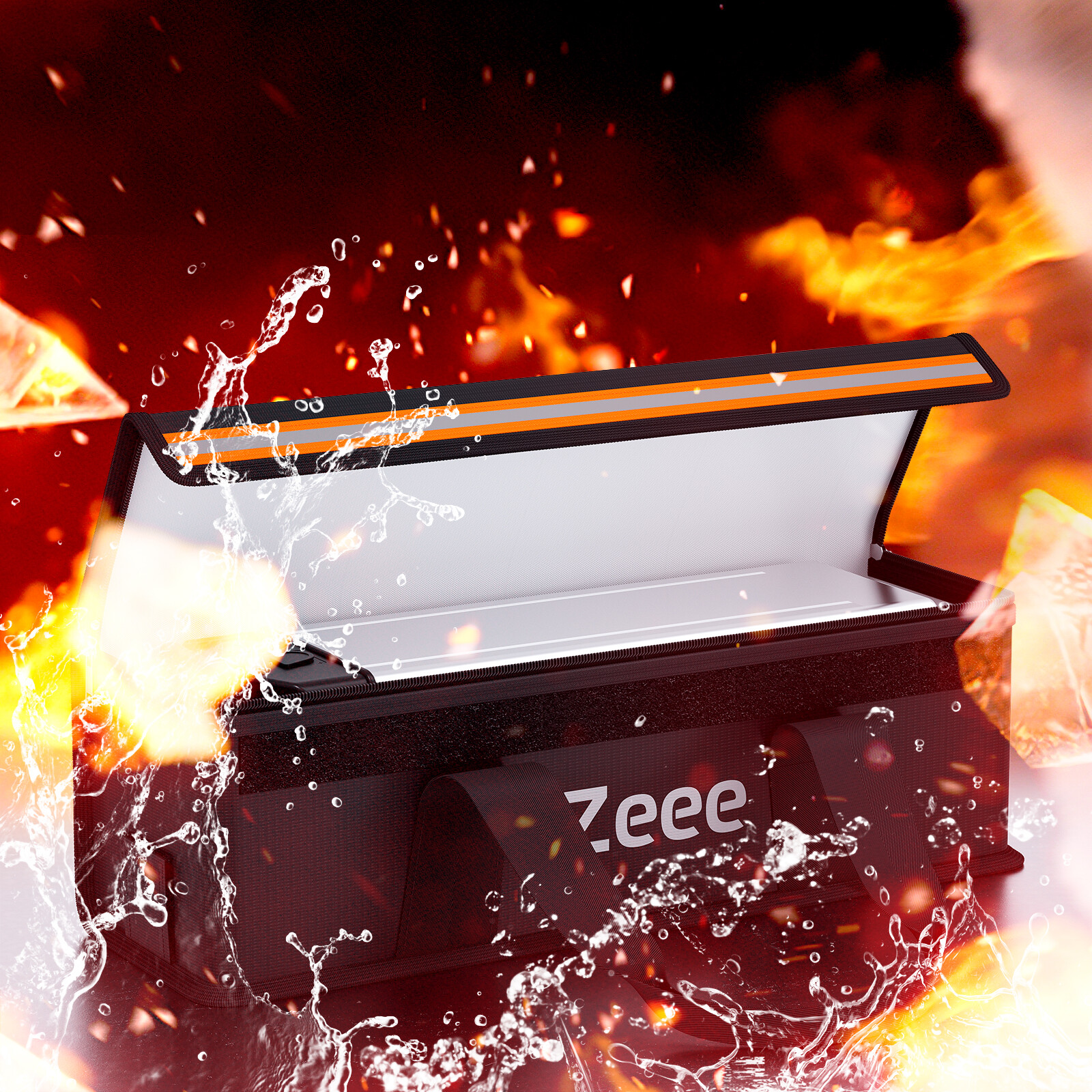 Zeee Lipo Battery Ebike Battery Fireproof Explosionproof Large Capacity Safe Bag