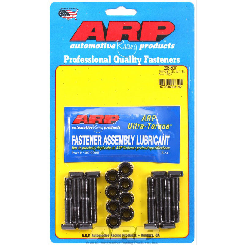 ARP Connecting Rod Bolt Set 208-6001; Hi-Perf Hex Chromoly for Honda 1.2L, 1.6L