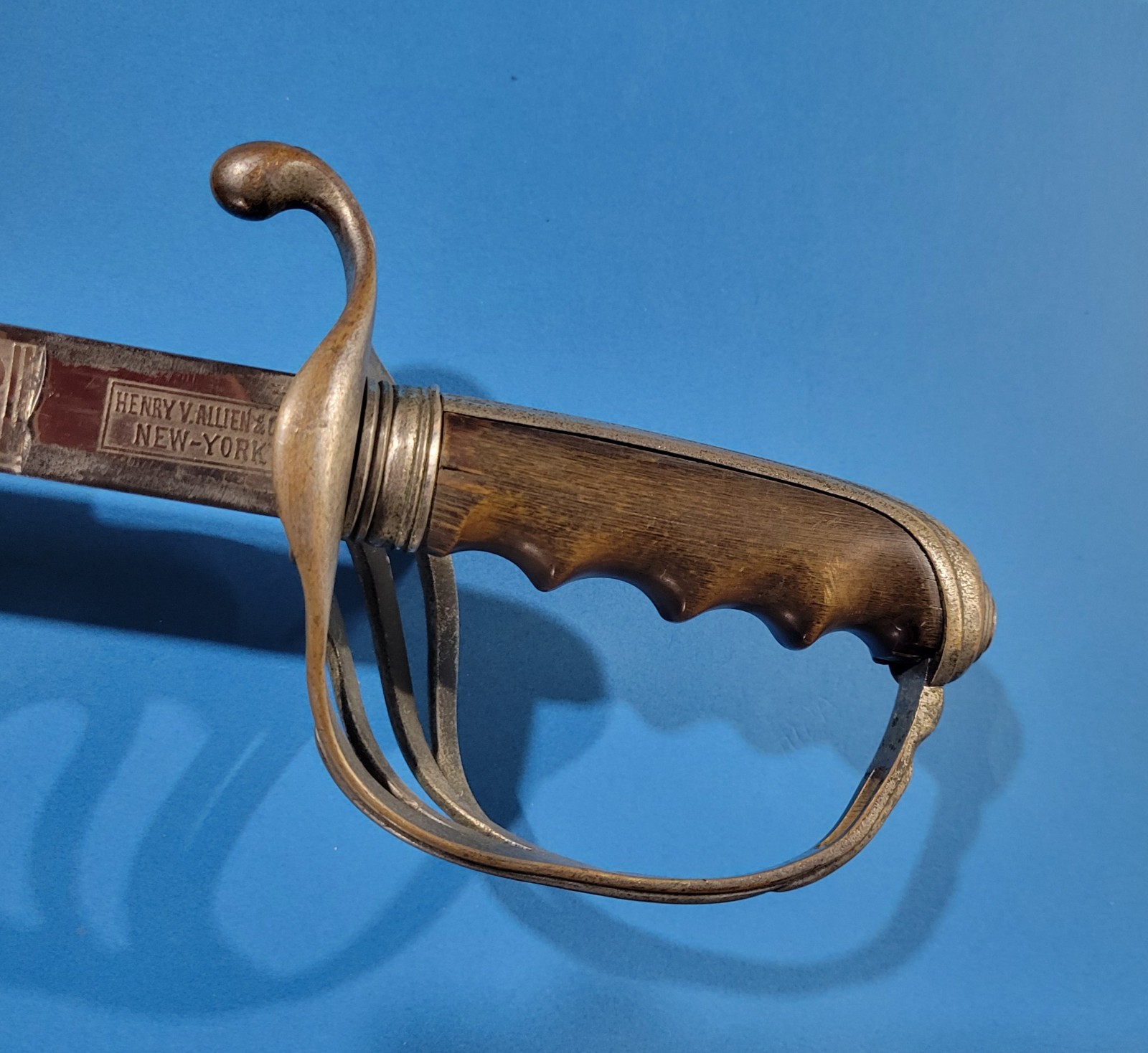 Model 1902 US Army Military Cavalry Sword Sabre Henry V Allien Wood Grip Etched