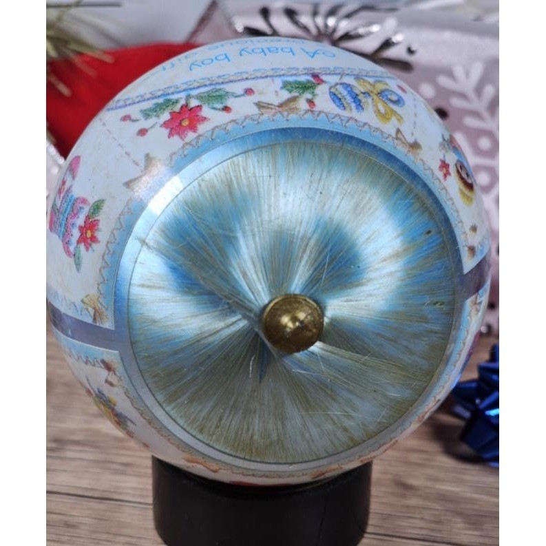 Hallmark 1982 Satin Christmas Ornaments Set of 3 Vintage