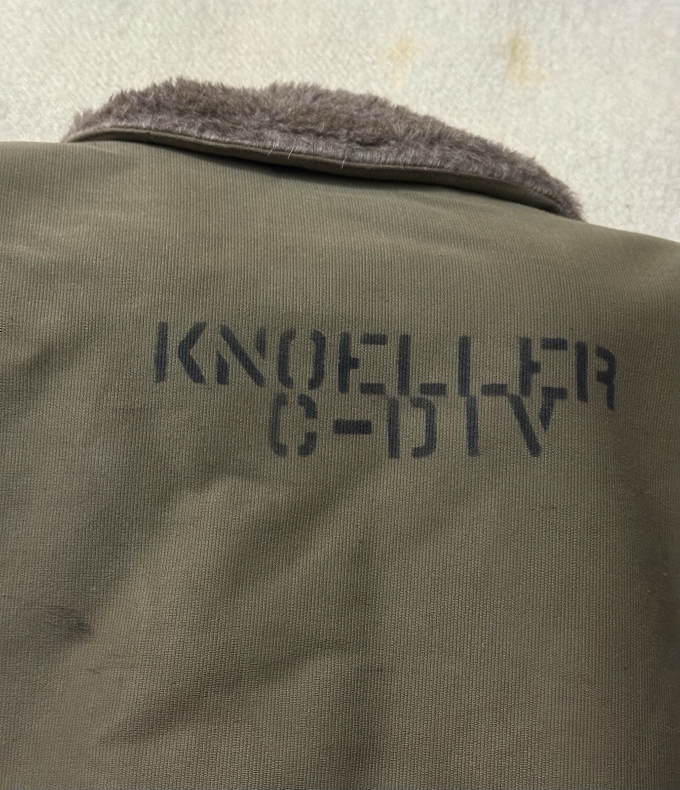 Vintage WW2 40s USN US Navy N1 Deck Jacket Size 38 Medium M Named NXsx 73744