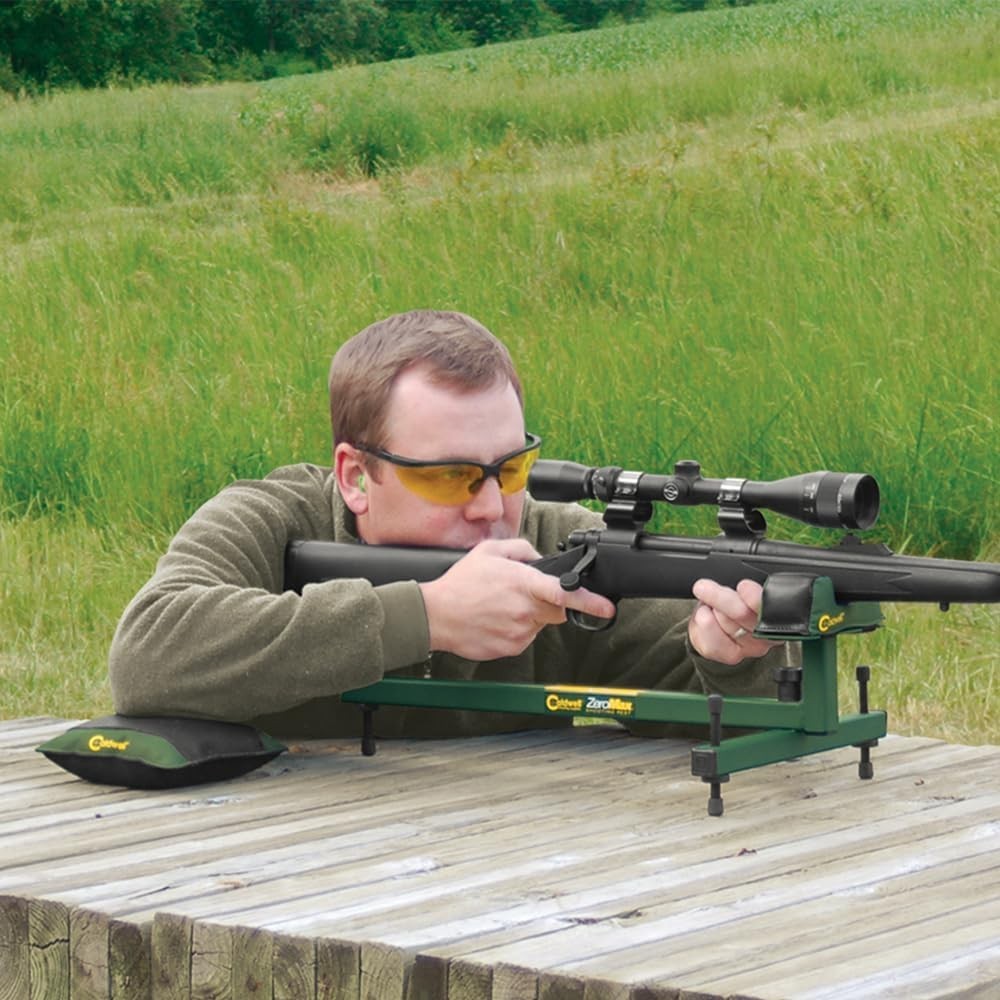 Shooting Rifle Bench Rest Gun Vise Adjustable Sturdy Sighting Gunsmithing Stand